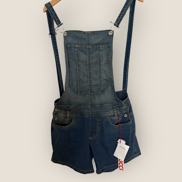 Fiorucci | Short Denim Overalls | Size 26 | NWT - Picture 2 of 9